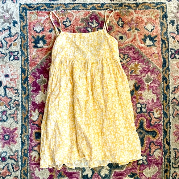 American Eagle Outfitters Dresses American Eagle Yellow White
